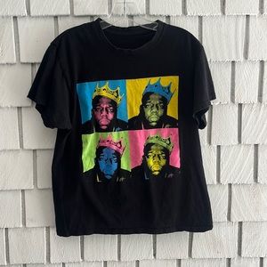 The Notorious B.I.G black t shirt size S